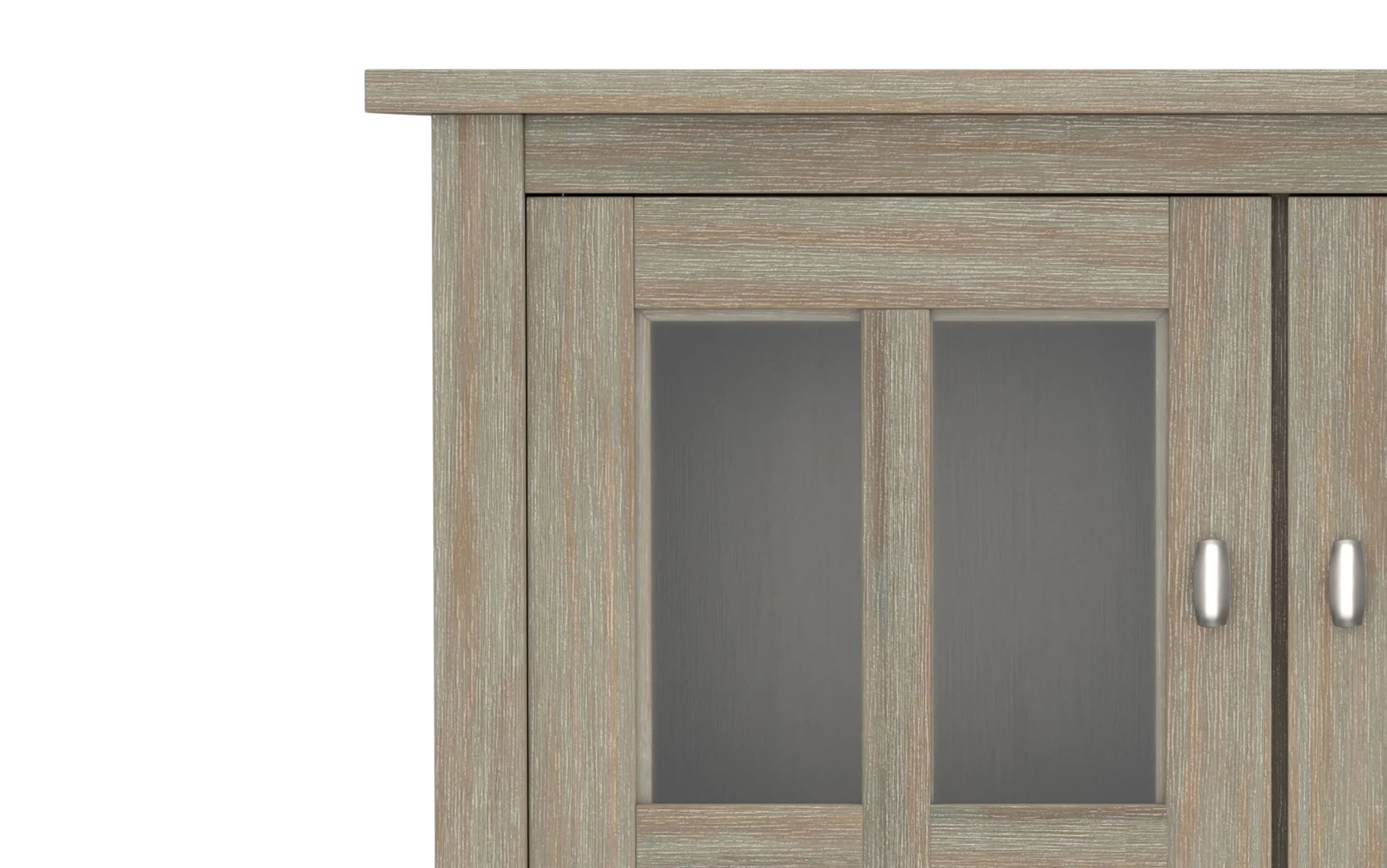 Warm Shaker Low Storage Cabinet