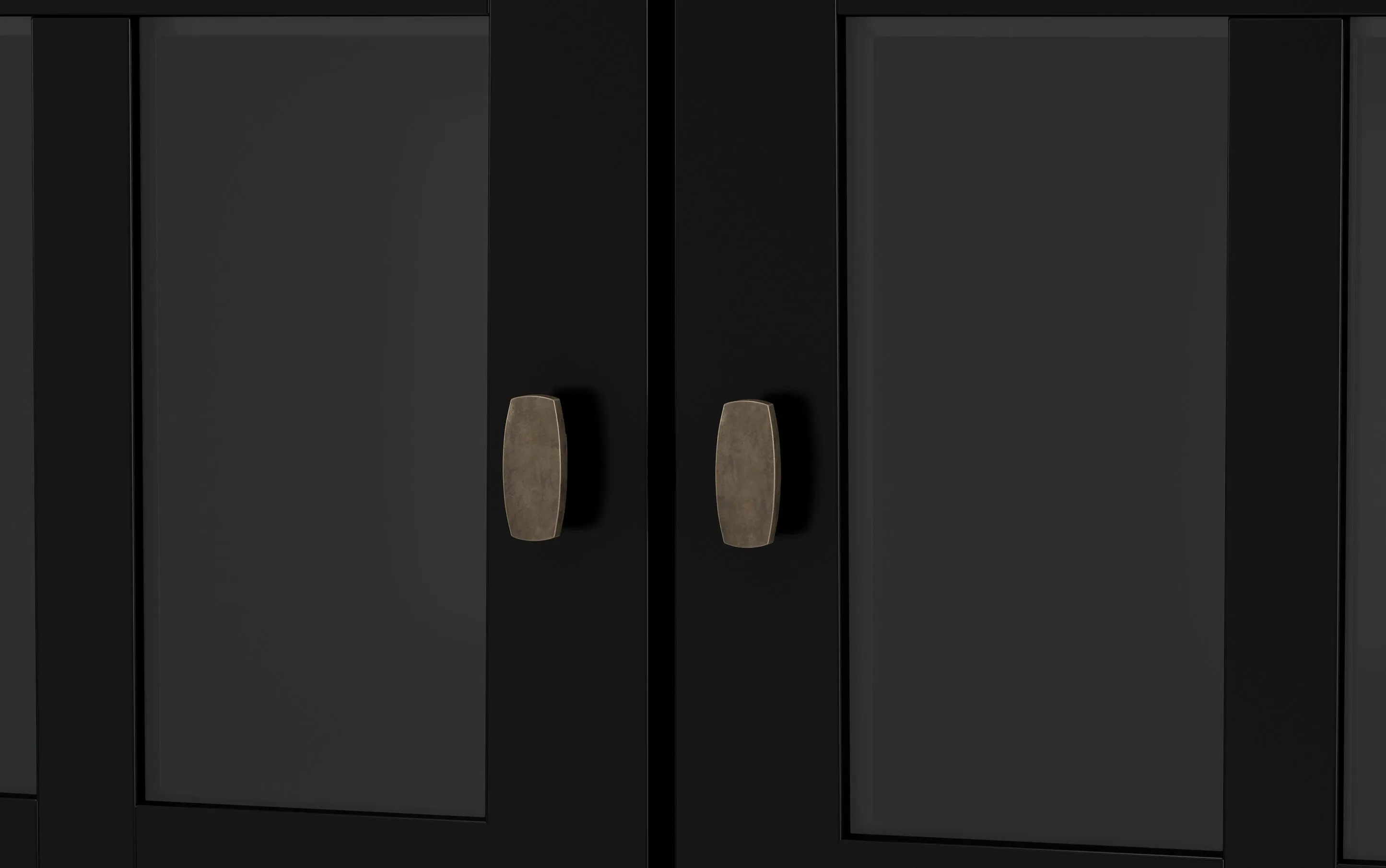 Warm Shaker Low Storage Cabinet