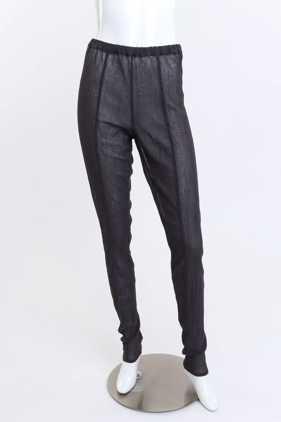Woven Sheer Dress & Pant Set