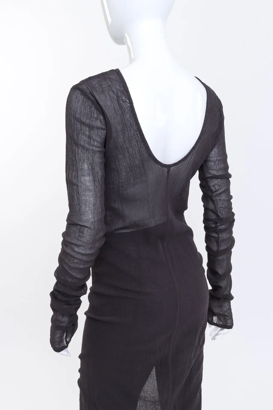 Woven Sheer Dress & Pant Set