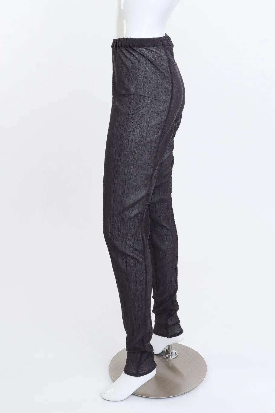 Woven Sheer Dress & Pant Set
