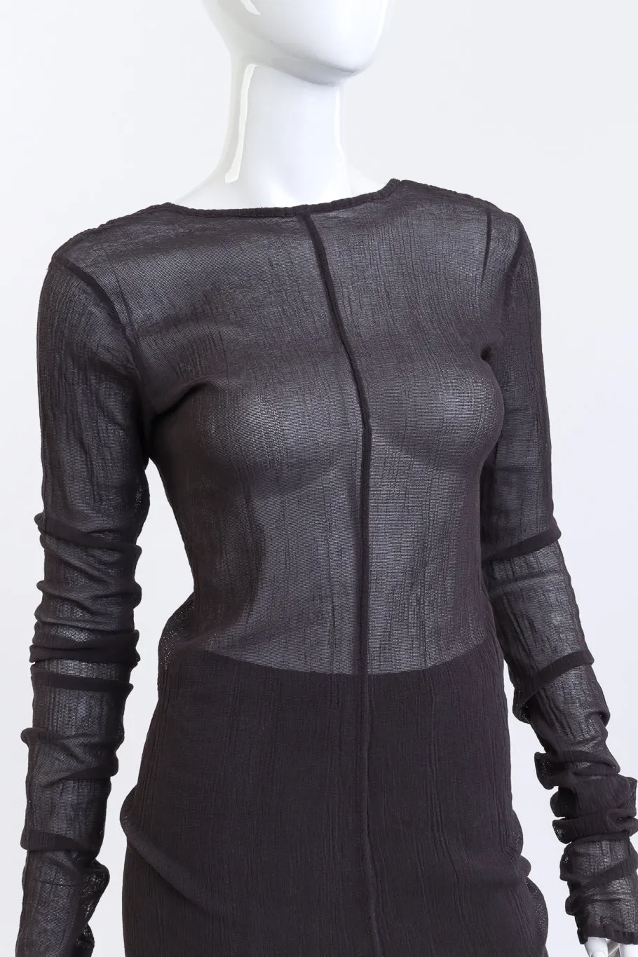 Woven Sheer Dress & Pant Set