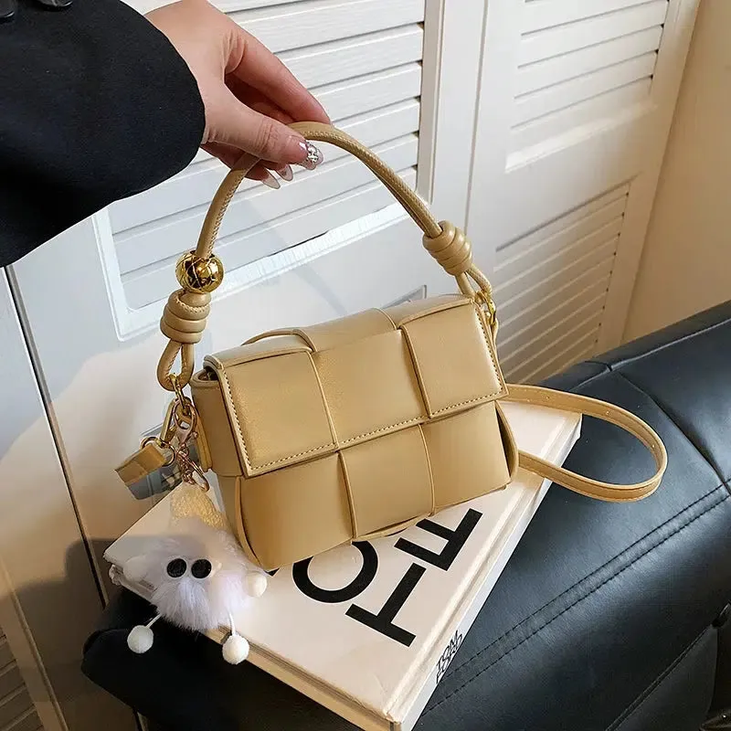 Woven Square Crossbody Bag