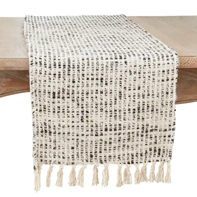 Woven Stripe Grey Runner
