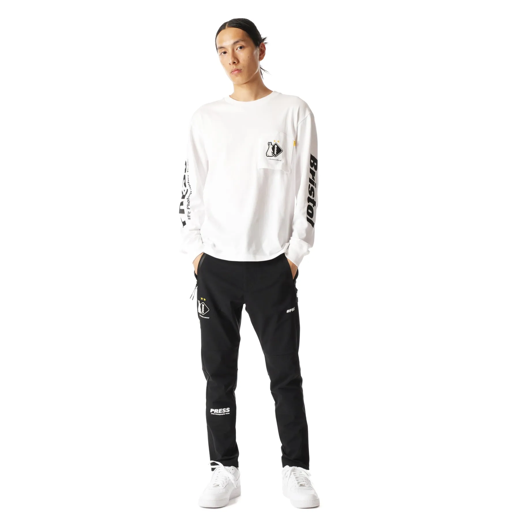 x FCRB Warm Up Pants FRP099 Black