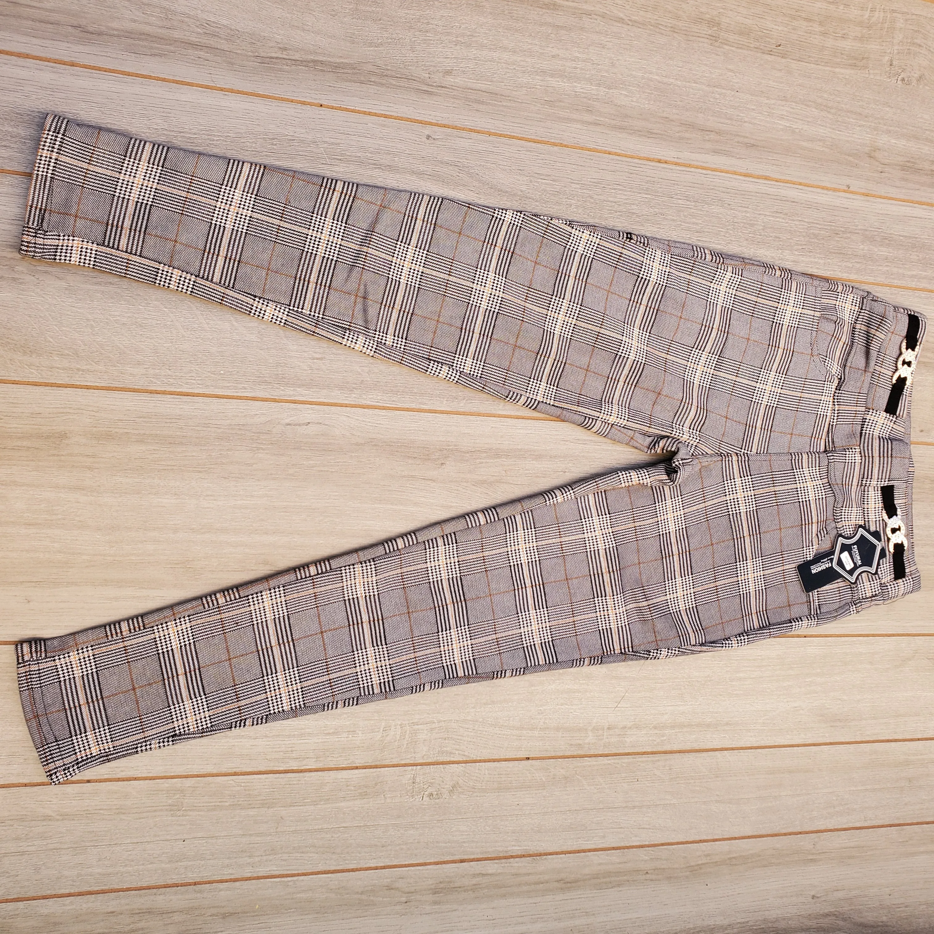 Yellow gray Warm leggings