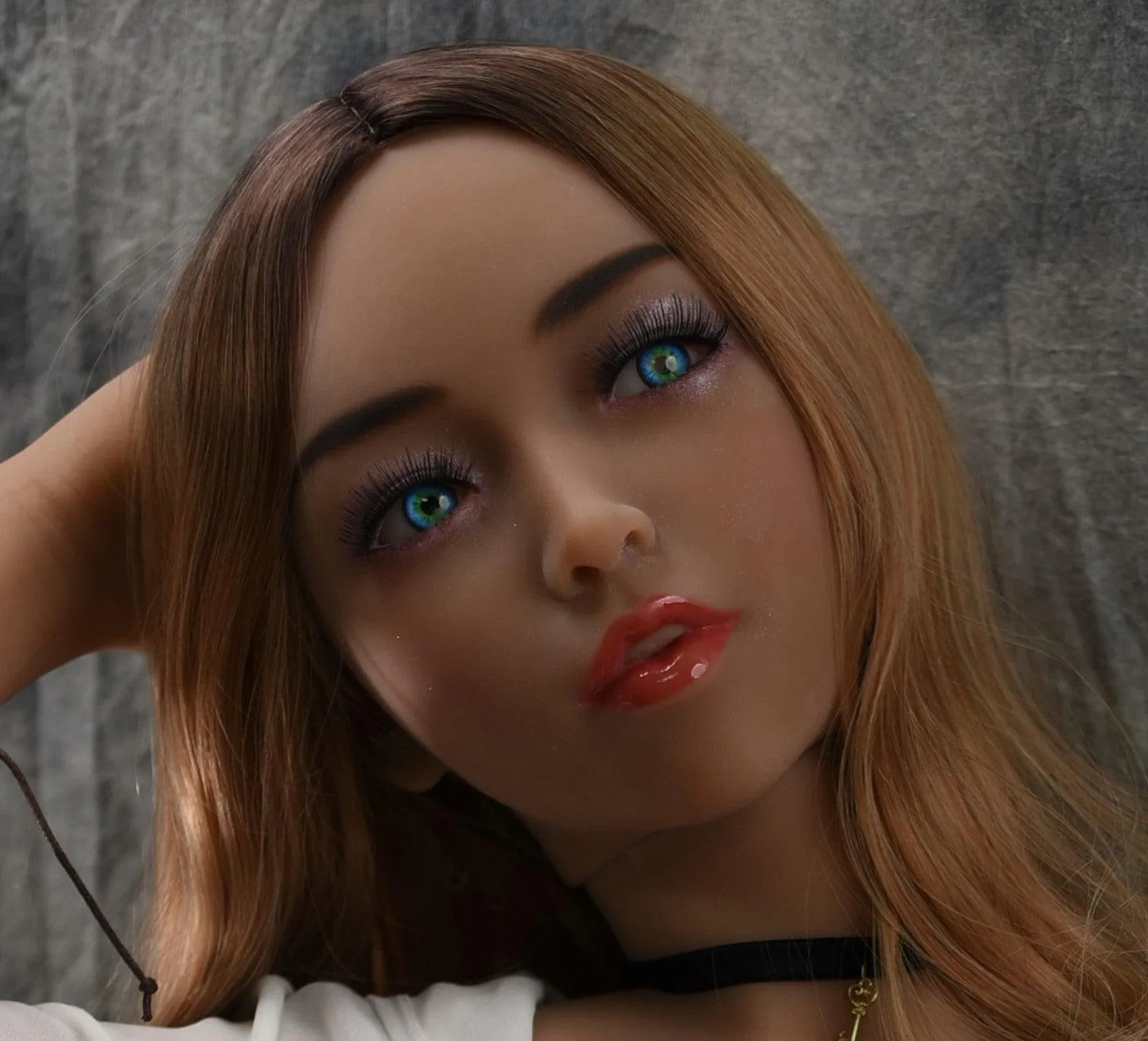 YouQ Head - Sex Doll Head- M16 Compatible - Brown